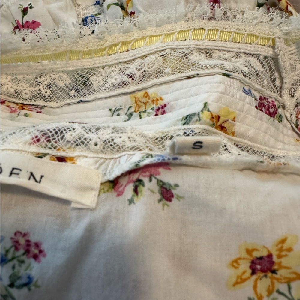 Doen Lucretia dress in Fleurs de Jonquille sz S - Picture 11 of 12